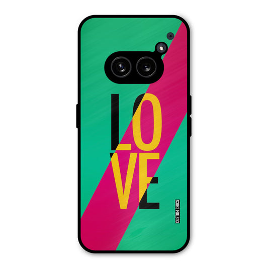 Yellow Love Nothing Phone 2a Mobile Back Cover - Cute PrintShield Case
