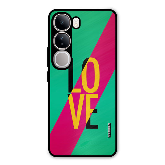 Yellow Love Vivo Y300 Mobile Back Cover - Cute PrintShield Case