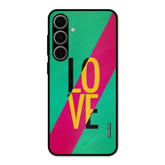 Yellow Love Samsung Galaxy S24 FE Mobile Back Cover - Cute PrintShield Case