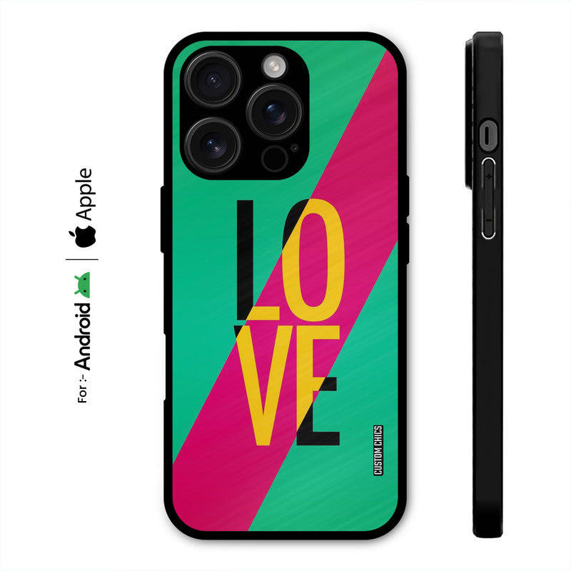 Yellow Love Case – Premium PrintShield Mobile Cover