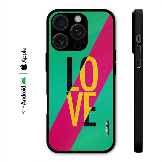 Yellow Love Case – Premium PrintShield Mobile Cover