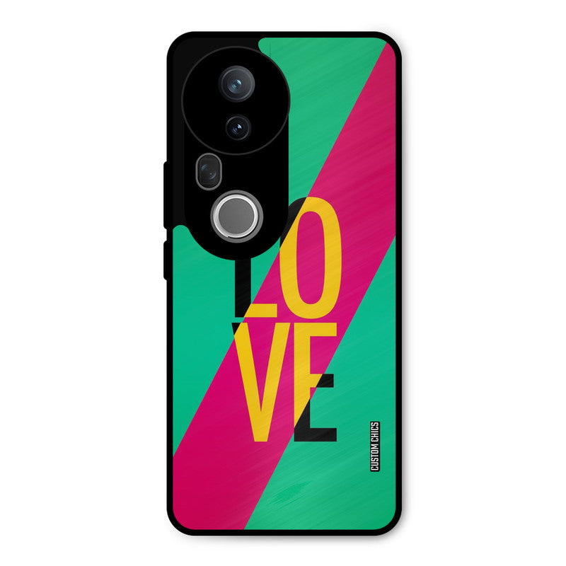 Yellow Love Vivo T4 Ultra Mobile Back Cover - Cute PrintShield Case