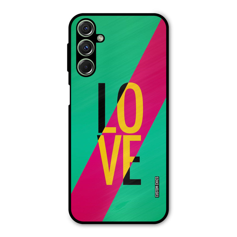 Yellow Love Samsung Galaxy M34 Mobile Back Cover - Cute PrintShield Case