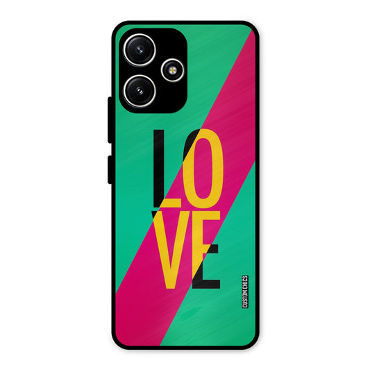 Yellow Love Redmi 12 5G Mobile Back Cover - Cute PrintShield Case