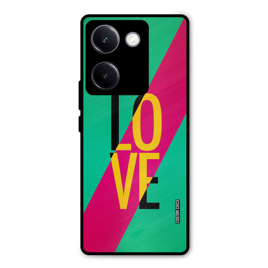 Yellow Love Vivo Y300 Plus Mobile Back Cover - Cute PrintShield Case