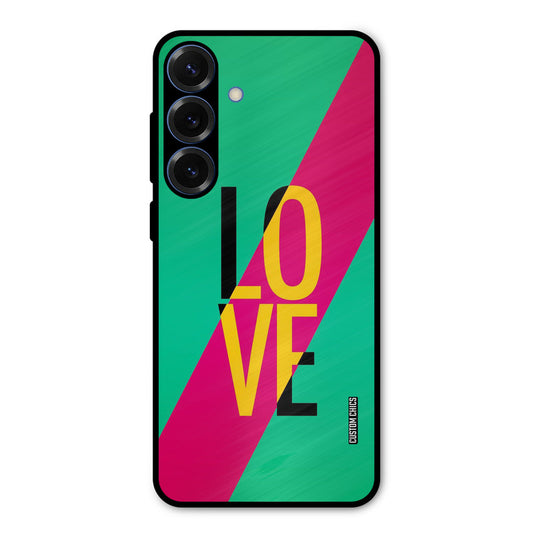Yellow Love Samsung Galaxy S25 Plus Mobile Back Cover - Cute PrintShield Case