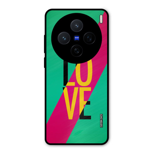 Yellow Love Vivo X200 Mobile Back Cover - Cute PrintShield Case