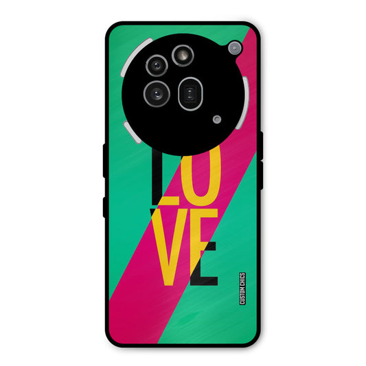 Yellow Love Nothing Phone 3A Pro Mobile Back Cover - Cute PrintShield Case