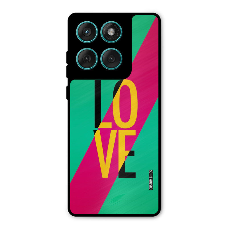 Yellow Love Motorola Edge 60 Mobile Back Cover - Cute PrintShield Case