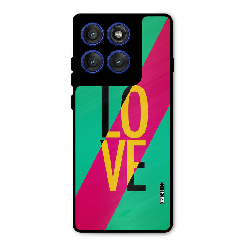 Yellow Love Motorola Edge 60 Pro Mobile Back Cover - Cute PrintShield Case