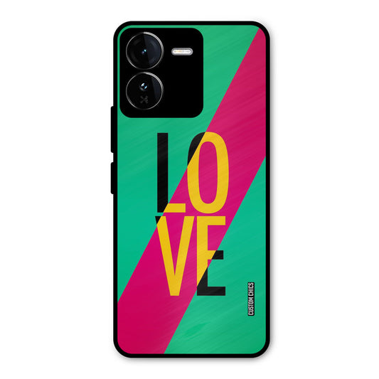 Yellow Love iQOO Z9 Mobile Back Cover - Cute PrintShield Case