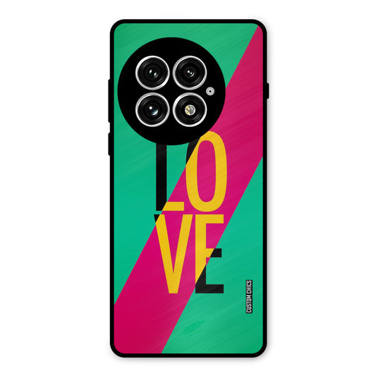 Yellow Love Oneplus 13 Mobile Back Cover - Cute PrintShield Case