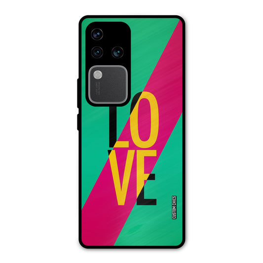 Yellow Love Vivo V30 Pro Mobile Back Cover - Cute PrintShield Case