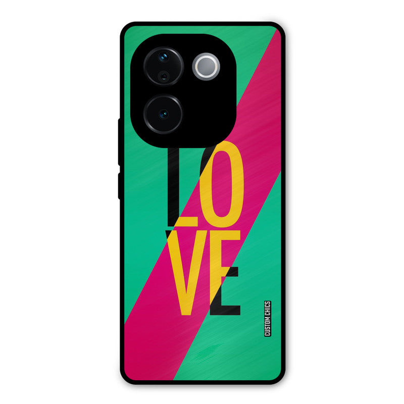Yellow Love Vivo T3 Pro Mobile Back Cover - Cute PrintShield Case