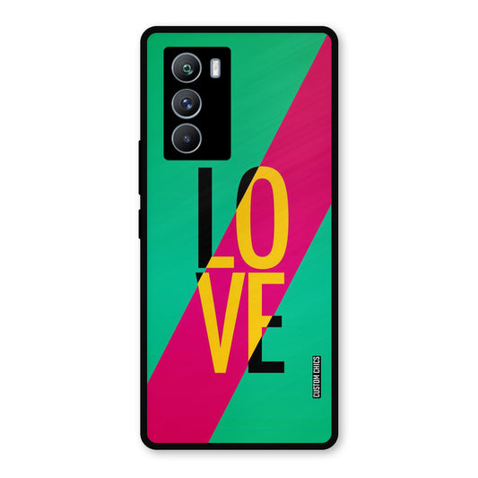 Yellow Love iQOO 9SE Mobile Back Cover - Cute PrintShield Case