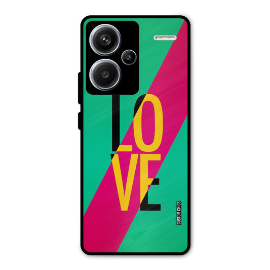 Yellow Love Redmi Note 13 Pro Plus Mobile Back Cover - Cute PrintShield Case