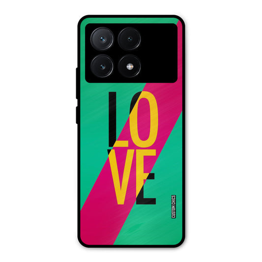 Yellow Love Poco X6 Pro Mobile Back Cover - Cute PrintShield Case