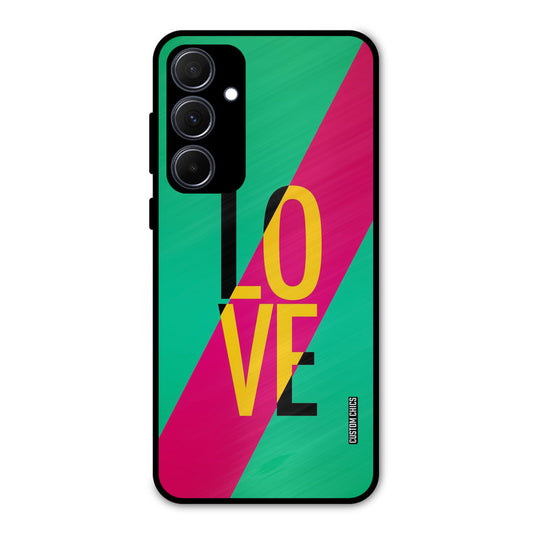 Yellow Love Samsung Galaxy A35 5G Mobile Back Cover - Cute PrintShield Case