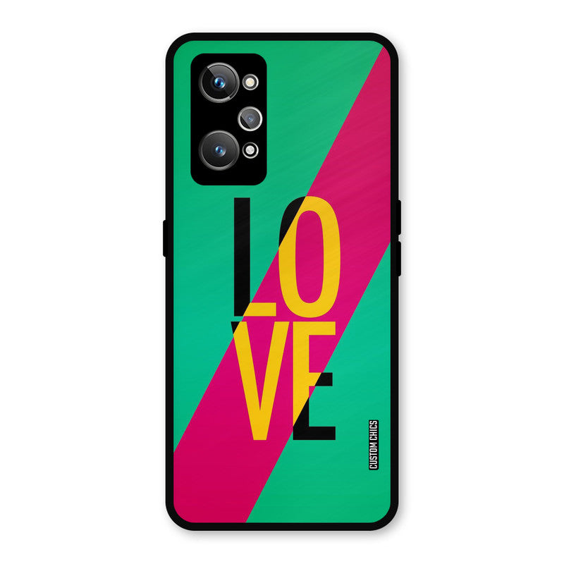 Yellow Love Realme GT Neo 2 Mobile Back Cover - Cute PrintShield Case