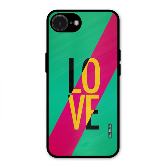 Yellow Love iPhone 16e Mobile Back Cover - Cute PrintShield Case