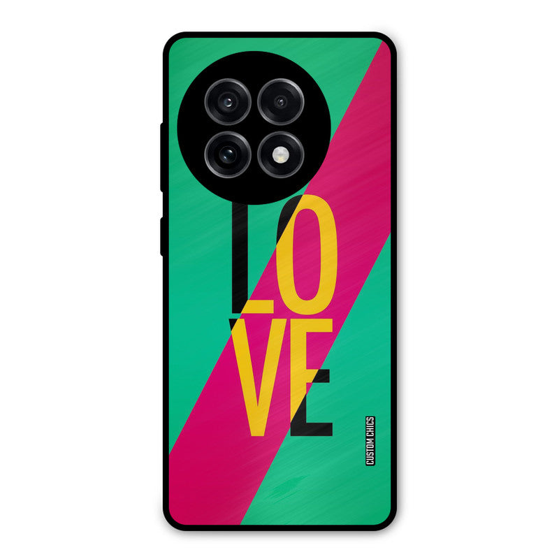 Yellow Love OnePlus 13R Mobile Back Cover - Cute PrintShield Case