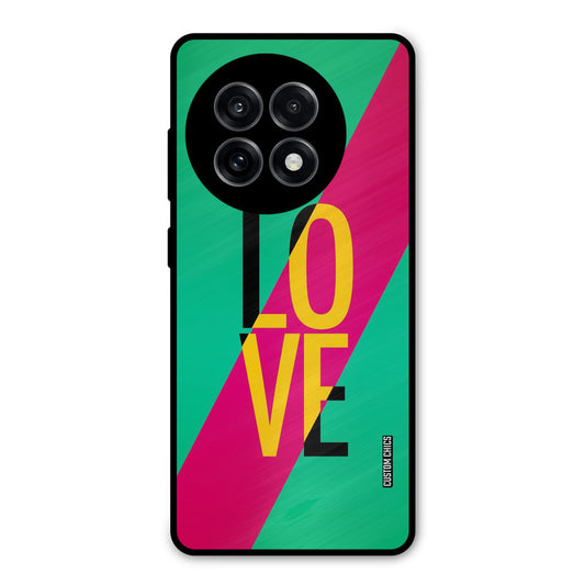 Yellow Love OnePlus 13R Mobile Back Cover - Cute PrintShield Case