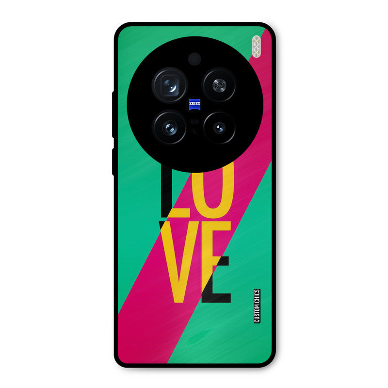 Yellow Love Vivo X200 Pro Mobile Back Cover - Cute PrintShield Case
