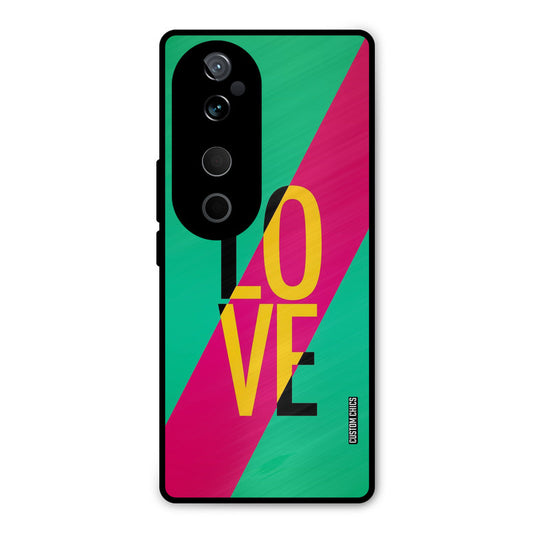 Yellow Love Vivo V40 Pro Mobile Back Cover - Cute PrintShield Case