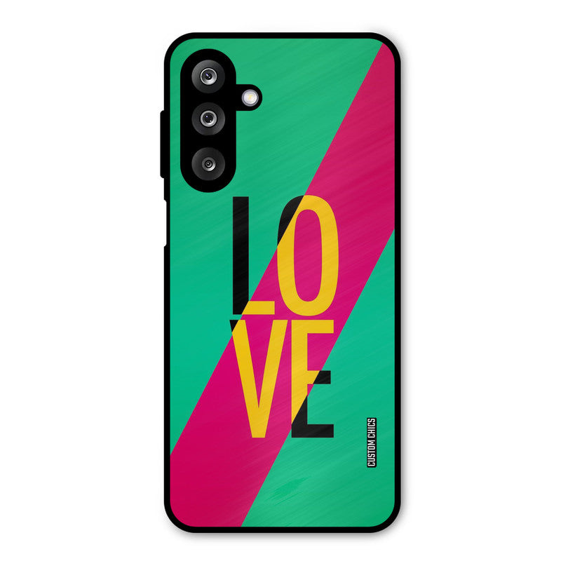 Yellow Love Samsung Galaxy M36 Mobile Back Cover - Cute PrintShield Case
