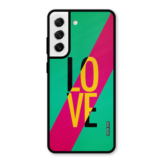 Yellow Love Samsung Galaxy S21 FE 5G Mobile Back Cover - Cute PrintShield Case