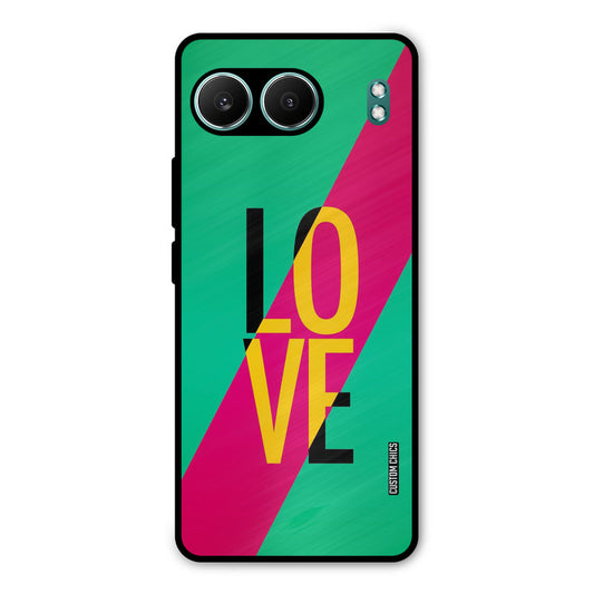 Yellow Love OnePlus Nord 4 Mobile Back Cover - Cute PrintShield Case