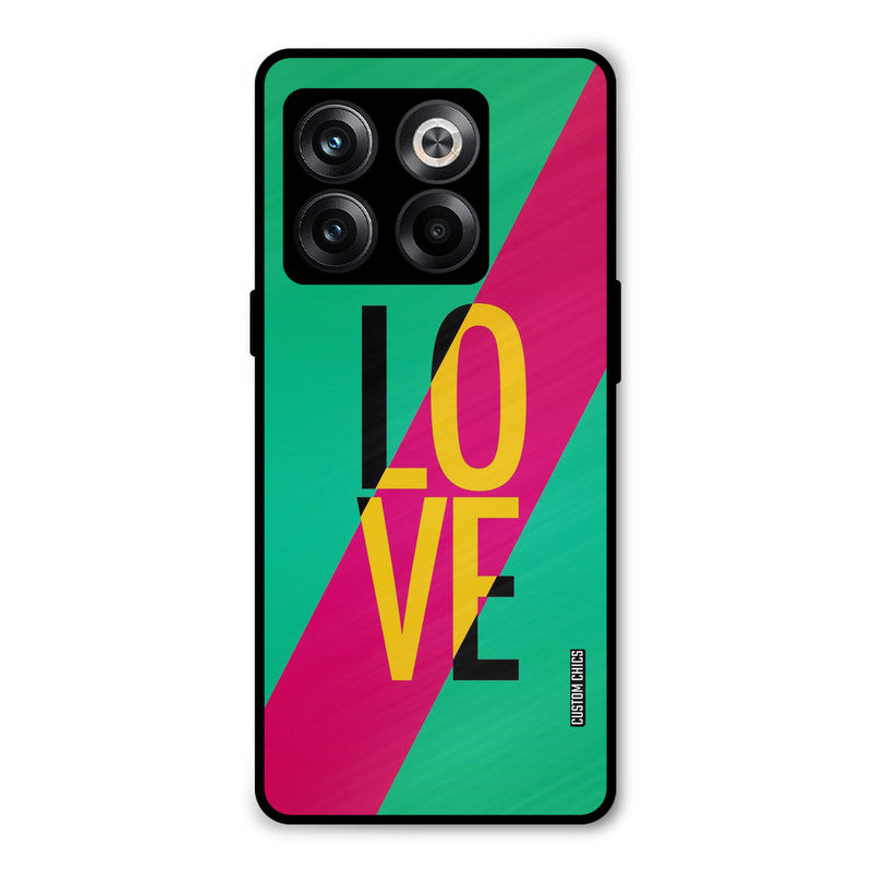 Yellow Love Oneplus 10T Mobile Back Cover - Cute PrintShield Case