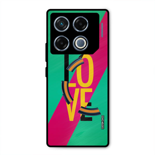 Yellow Love Infinix GT 20 Pro Mobile Back Cover - Cute PrintShield Case