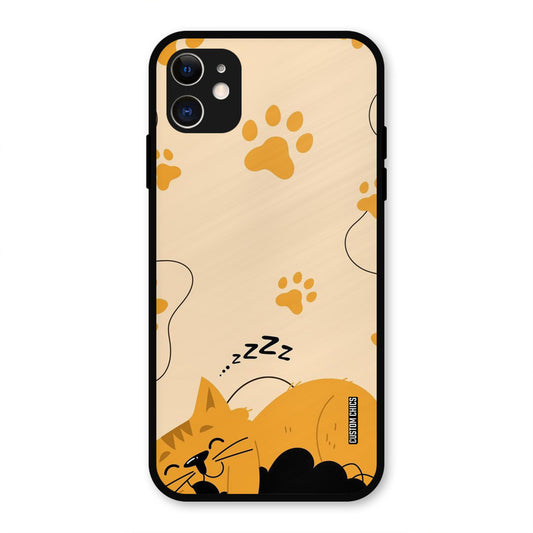 Yellow Paws iPhone 11 Mobile Back Cover - Cute PrintShield Case
