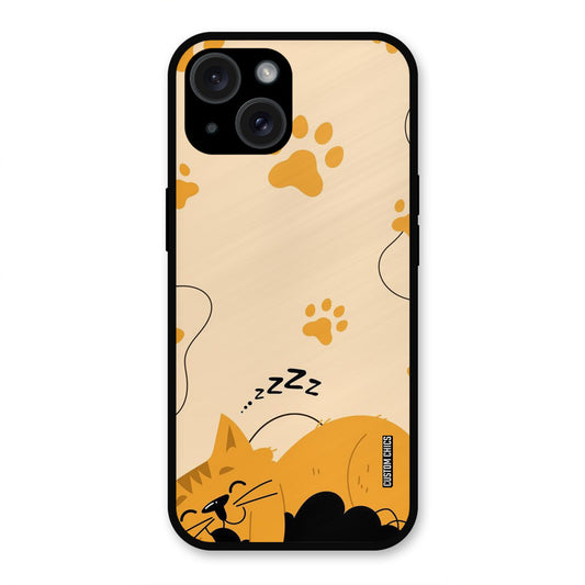 Yellow Paws iPhone 15 Mobile Back Cover - Cute PrintShield Case