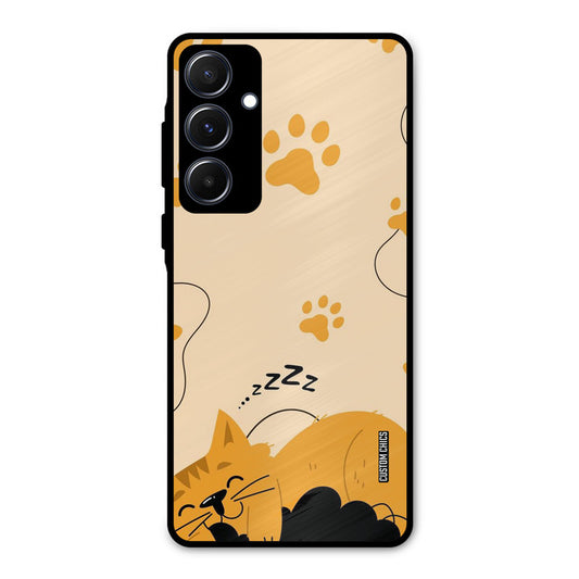 Yellow Paws Samsung Galaxy A55 5G Mobile Back Cover - Cute PrintShield Case