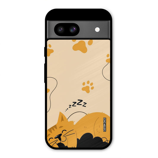 Yellow Paws Google Pixel 8a Mobile Back Cover - Cute PrintShield Case