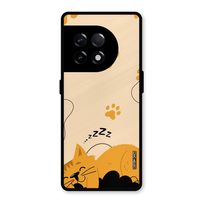 Yellow Paws OnePlus 11R Mobile Back Cover - Cute PrintShield Case