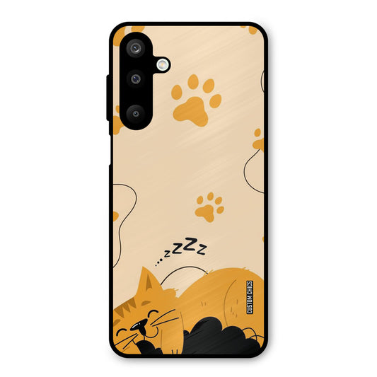 Yellow Paws Samsung Galaxy M16 Mobile Back Cover - Cute PrintShield Case