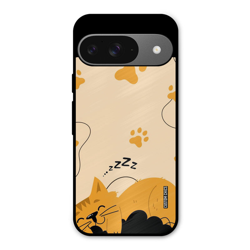 Yellow Paws Google Pixel 9 Mobile Back Cover - Cute PrintShield Case