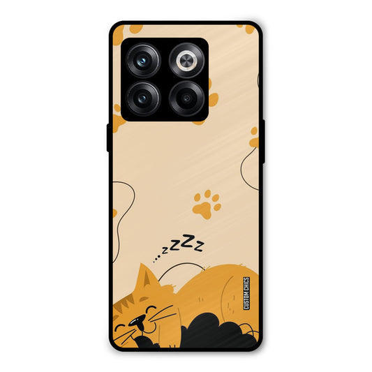 Yellow Paws Oneplus 10T Mobile Back Cover - Cute PrintShield Case