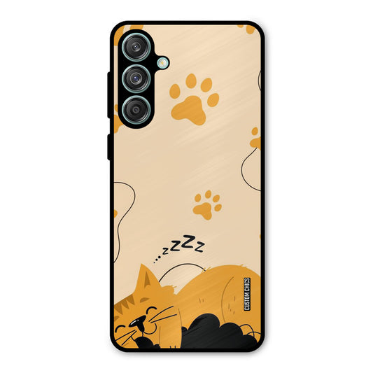 Yellow Paws Samsung Galaxy M55 5G Mobile Back Cover - Cute PrintShield Case