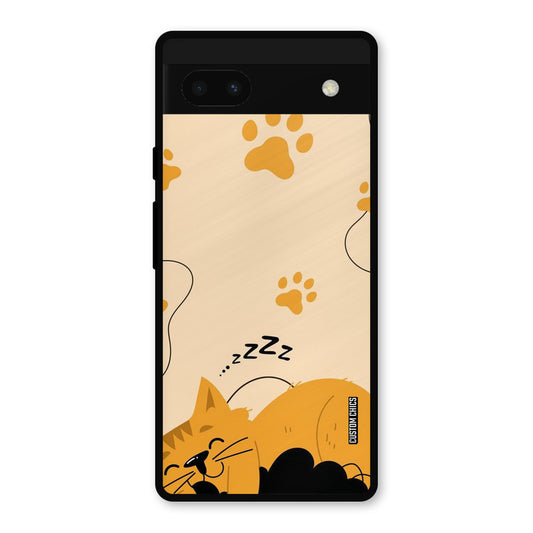 Yellow Paws Google Pixel 6a Mobile Back Cover - Cute PrintShield Case