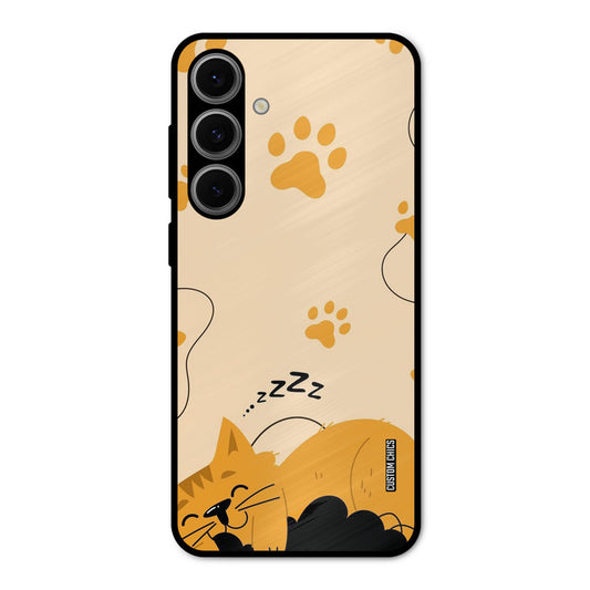 Yellow Paws Samsung Galaxy S24 FE Mobile Back Cover - Cute PrintShield Case