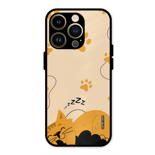 Yellow Paws iPhone 14 Pro Mobile Back Cover - Cute PrintShield Case