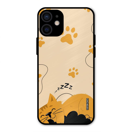 Yellow Paws iPhone 12 Mini Mobile Back Cover - Cute PrintShield Case