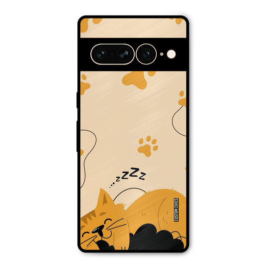 Yellow Paws Google Pixel 7 Pro Mobile Back Cover - Cute PrintShield Case
