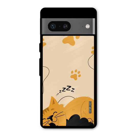 Yellow Paws Google Pixel 7 Mobile Back Cover - Cute PrintShield Case