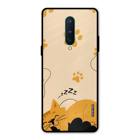 Yellow Paws Oneplus 8 Mobile Back Cover - Cute PrintShield Case