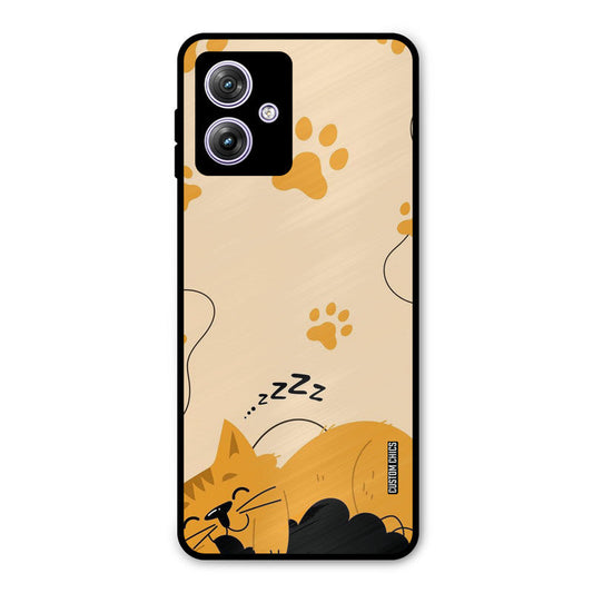 Yellow Paws Moto G54 Mobile Back Cover - Cute PrintShield Case